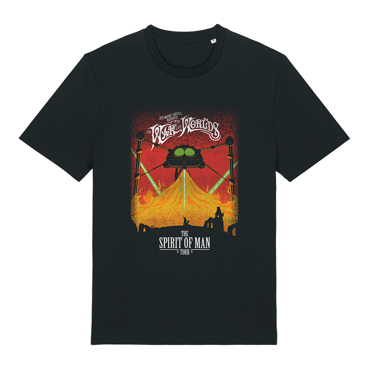 Spirit of Man Tour 2025 Black T-Shirt Mens